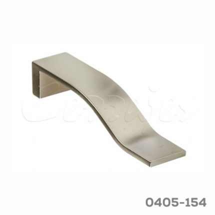 Jaladera Zamak cc 64 mm L=105 mm 4648 Z23 Niquel mate Tornillo M4x25mm