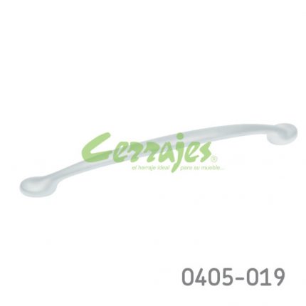 Jaladera Zamak cc 160 mm L=195 mm 6009 Z09 Cromo mate