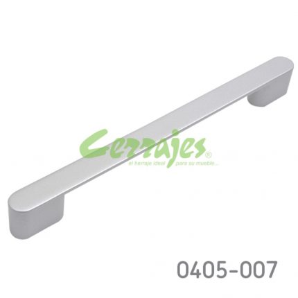 Jaladera Zamak cc 160 mm L=212 mm 6051 Z09 Cromo mate Tornillo M4x25mm