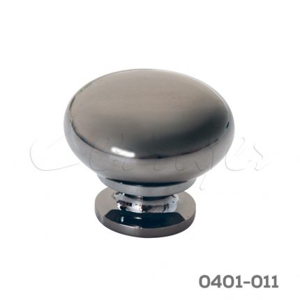 Botón Latón Ø=38 mm 4019 L24 Niquel negro Tornillo #8-32X1"