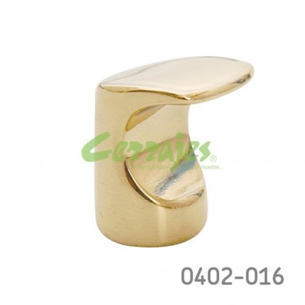 Botón Latón L=22 mm 4059 L15 Latón pulido Tornillo M4x25mm