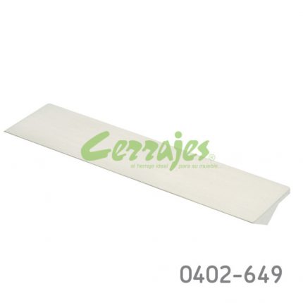 Jaladera Aluminio cc 128 mm L=148 mm 4442 A22 Niquel cepillado Tornillo M4x25mm