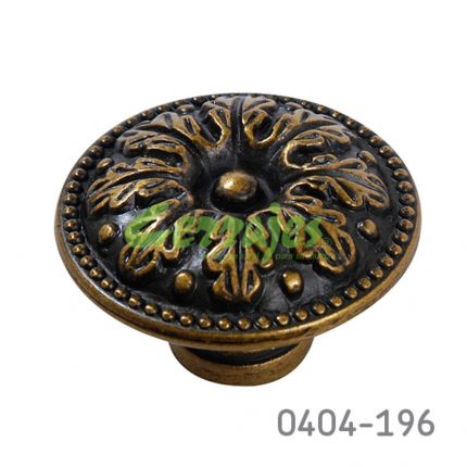 Botón Zamak L=36 mm 2075 Z11 Cuero