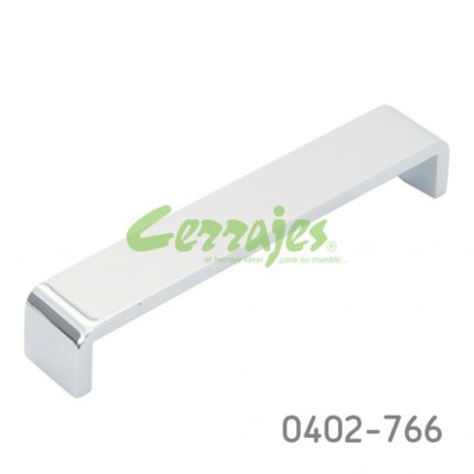 Jaladera Aluminio cc 160 mm L=168 mm 4564 A07 Cromado Tornillo #8 - 32X1"