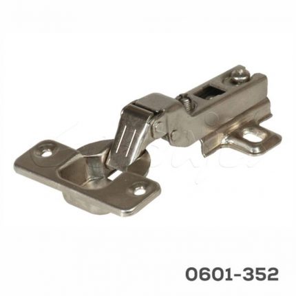 Bisagra semi-sobrepuesta FGV "MS15" "Slide On" Ø=35mm cuello 08 48x6mm 110° niquelada autocierre