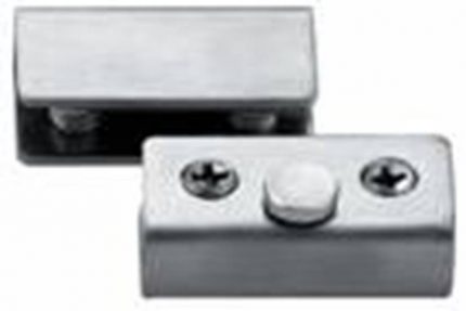 Contra para puerta de cristal Cerrajes "Push" Acero inoxidable