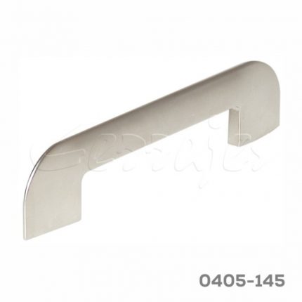 Jaladera Zamak cc 128 mm L=190 mm 4638 Z23 Niquel mate Tornillo M4x25mm