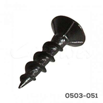 Tornillo cabeza plana "Combi" #8 x3/4" (19,05 mm) PH2/SQD2 Negro con punta