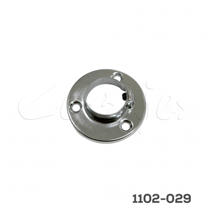 Brida redonda fijacion lateral para tubo 25 mm con bloqueo