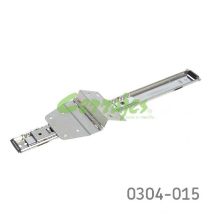 Corredera para puerta Instalación superior KV 8040 L=350mm Zincada Extensión total