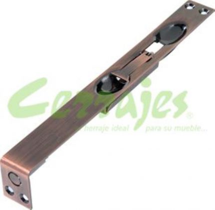 Pasador de embutir con gancho de 203 mm cobre ant