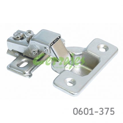 Bisagra para marco frontal Cerrajes "FaceFrame" Ø=35mm cuello 08 48x6mm 110° niquelada base acero