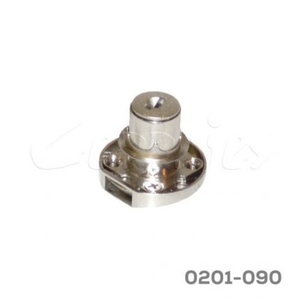 Cerradura gabinete (de madera) redonda de resbalón CL zamak Ø=16,5mm cañon 22mm con cilindro C1