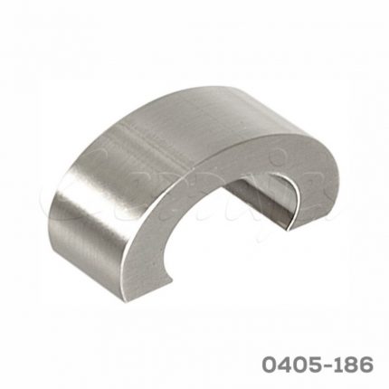 Jaladera Zamak cc 32 mm L=43 mm 4674 Z22 Niquel cepillado Tornillo M4x25mm