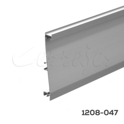 Zoclo para iluminación LED Cerrajes L=4 m H=100mm Aluminio Anodizado mate