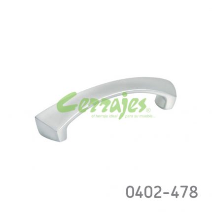 Jaladera Zamak cc 96 mm L=115 mm 4312 Z09 Cromo mate Tornillo M4x25mm