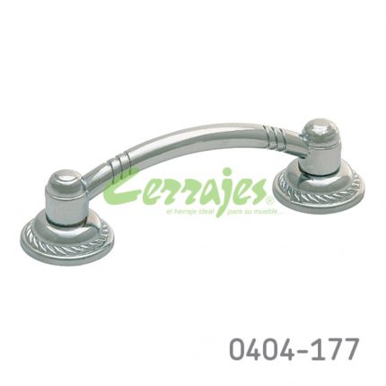 Jaladera Zamak cc 64 mm L=85 mm 2009 Z07 Cromado Tornillo M4x25mm