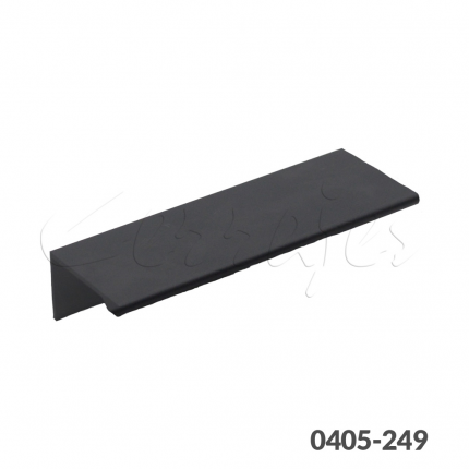 Jaladera Aluminio cc 96 mm L=146 mm 4732 A91 Anodizado Negro Mate