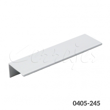 Jaladera Aluminio cc 96 mm L=146 mm 4732 A22 Anodizado Natural Mate