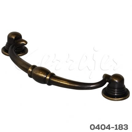 Jaladera Zamak cc 96 mm L=115 mm 2050 Z11 Cuero Tornillo M4x25mm