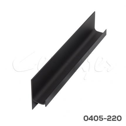 Jaladera de embutir Aluminio cc 160 mm L=160 mm 4701 A91 Negro cobalto Tornillo #6x5/8"