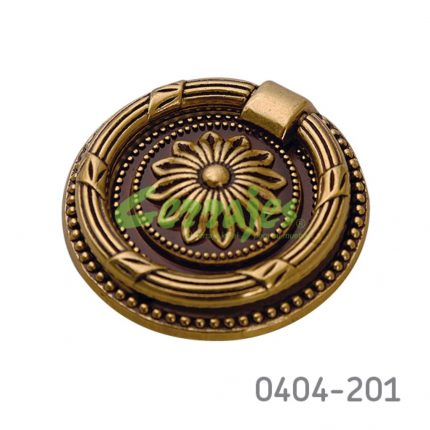 Jaladera de aro Zamak Ø=47 mm 2080 Z16 Latón antiguo