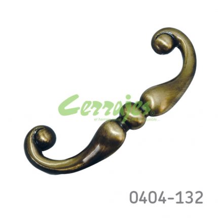 Jaladera Zamak cc 64 mm L=82 mm 2013 Z11 Cuero