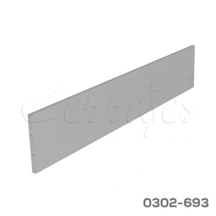 Panel extensión lateral Cerrajes "Ritma Cube" plata RAL9006