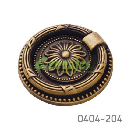 Jaladera de aro Zamak Ø=47 mm 2080 Z17 Latón antiguo obscuro