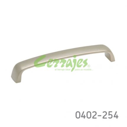 Jaladera Zamak cc 160 mm L=166 mm 4263 Z23 Niquel mate Tornillo M4x25mm