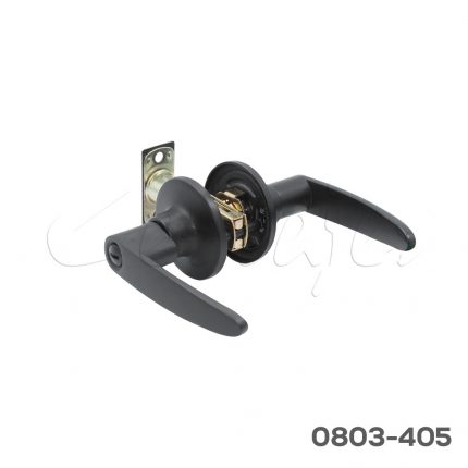 Manija para baño "Dorian" mariposa/ranura, negro mate