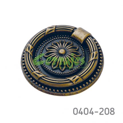 Jaladera de aro Zamak Ø=38 mm 2081 Z11 Cuero