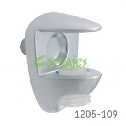 Ménsula para cristal 8-10mm niquelada