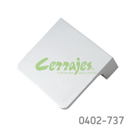 Jaladera Aluminio cc 32 mm L=64 mm 4488 A35 Anodizado natural mate Tornillo M4x25mm