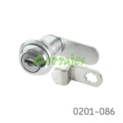 Cerradura cromo de paleta llave de combinación individual