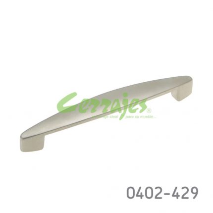 Jaladera Zamak cc 96 mm L=105 mm 4259 Z23 Niquel mate Tornillo M4x25mm