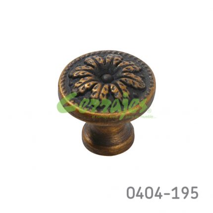 Botón Zamak Ø=18 mm 2078 Z17 Latón antiguo obscuro