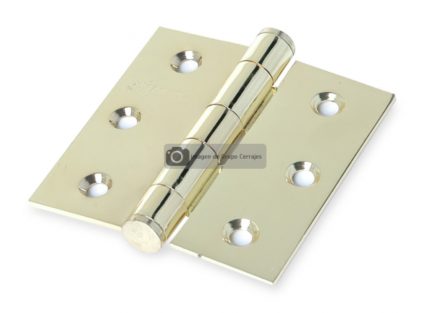 Bisagra de libro 76 x 76  x 2.5 mm laton brillante