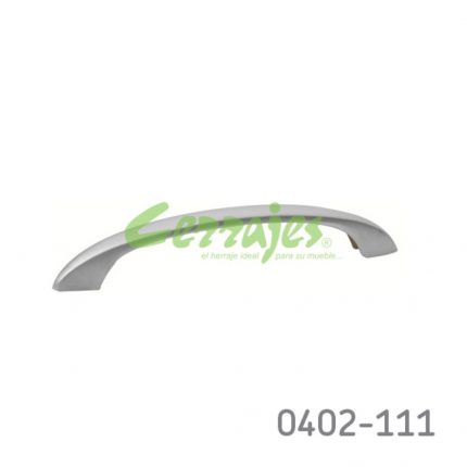 Jaladera Zamak cc 128 mm L=157 mm 4106 Z09 Cromo mate Tornillo M4x25mm