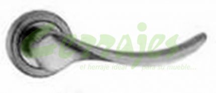 Manija d baño serie D niq cepill base red d=52 mm