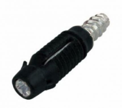 Perno p/unión de paneles 16mm Italiana Ferramenta "PAD" Ø=8,8mm Negro atornillable sin punta (Euro)