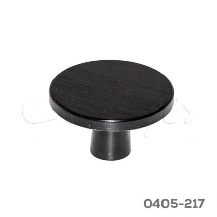 Botón Plato Aluminio Ø= 42 mm4699 Z97 Niquel negro cepillado mate Tornillo M4x25mm