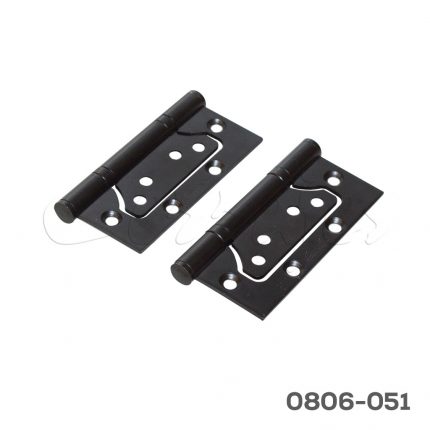 Bisagra biombo inoxidable Negra 102x76x2.5 mm (4''x3'') 2BB, caja con 2 bisagras