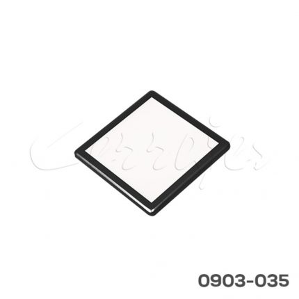 Luminaria Led Mod. Quadrato PLC100 12 VCD-3 W, 100*100*8 mm, 3000°K, montaje superficial, negro