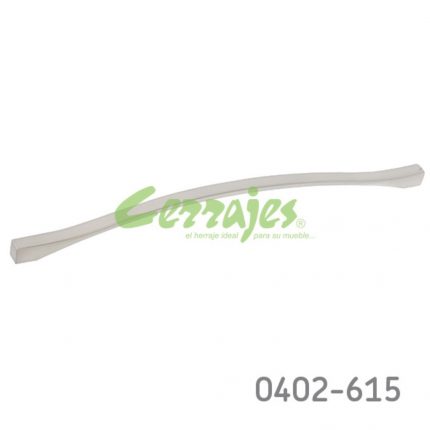 Jaladera Zamak cc 288 mm L=308 mm 4408 Z22 Niquel cepillado Tornillo M4x25mm