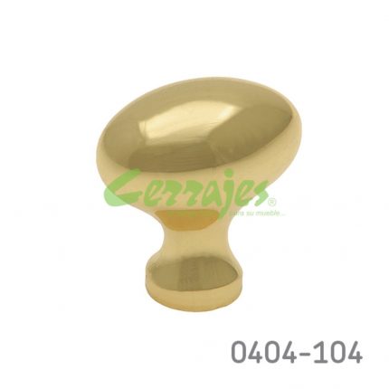 Botón Latón L=31 mm 2035 L15 Latón pulido Tornillo #8-32X1"