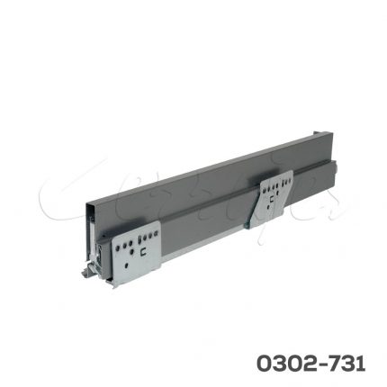 Cajon cubertero "Nova-Pro Scala" H=90 color "Stone" 500 mm con corredera "Liquid" para 40 kg