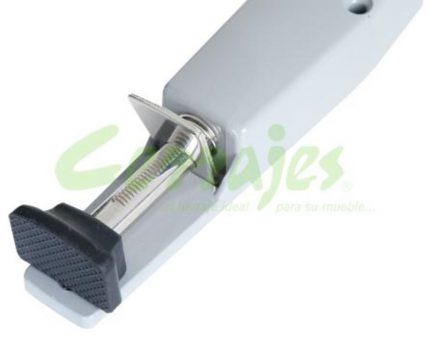 Fija puerta de pedal altura 220 mm gris