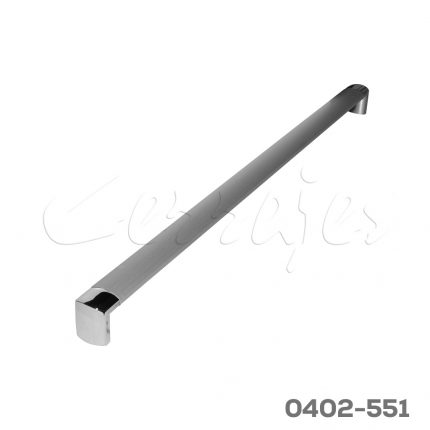 Jaladera Zamak/Aluminio cc 480 mm L=492 mm 4333 A56 Combinación de colores Tornillo M4x25mm