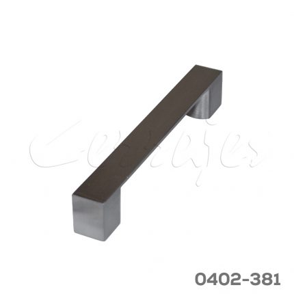 Jaladera Aluminio cc 128 mm L=162 mm 4370 A22 Niquel cepillado Tornillo M4x25mm